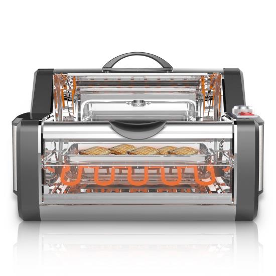 Pyle - pkrtvg38 , Kitchen & Cooking , Ovens & Cookers , Countertop Rotisserie & Grill Oven - Rotating Kitchen Cooker