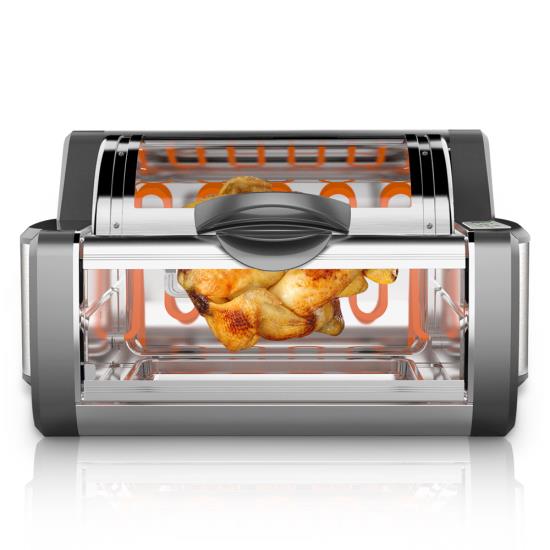 Pyle - pkrtvg65bk , Kitchen & Cooking , Ovens & Cookers , Digital Countertop Rotisserie & Grill Oven - Rotating Kitchen Cooker