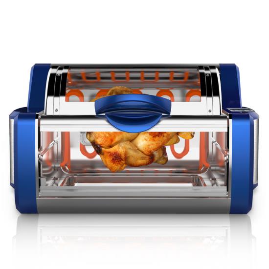 Pyle - PKRTVG65BL , Kitchen & Cooking , Ovens & Cookers , Digital Countertop Rotisserie & Grill Oven - Rotating Kitchen Cooker
