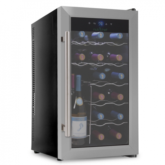 Pyle - PKTEWC18 , Kitchen & Cooking , Fridges & Coolers , Electric Wine Cooler - Wine Chilling Refrigerator Cellar (18-Bottle)