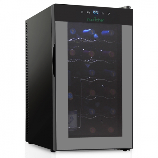 Pyle - pktewc180 , Kitchen & Cooking , Fridges & Coolers , Electric Wine Cooler - Wine Chilling Refrigerator Cellar (18-Bottle)