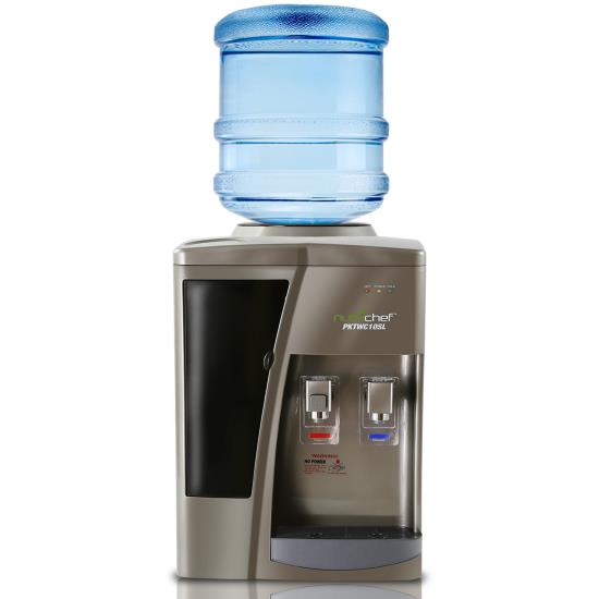 Pyle - PKTWC10SL.5 , Kitchen & Cooking , Fridges & Coolers , Water Dispenser Cooler - Hot & Cold Water Cooler Dispenser System, Countertop Style