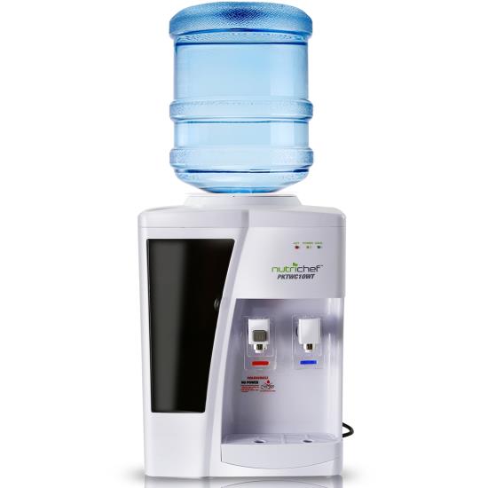 Pyle - PKTWC10WT , Kitchen & Cooking , Fridges & Coolers , Water Dispenser Cooler - Hot & Cold Water Cooler Dispenser System, Countertop Style