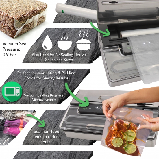 NutriChef PKVS50STS Kitchen & Cooking Vacuum Sealers