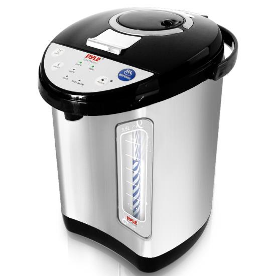 Pyle - PKWK53.5 , Kitchen & Cooking , Water & Tea Kettles , Electric Water Boiler & Warmer - Digital Hot Pot Water Kettle with Adjustable Temp Control, 3.69 Quart