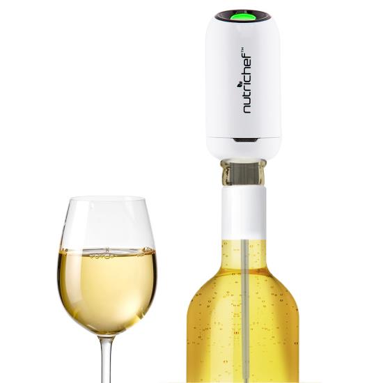 Pyle - PKWNARA50 , Kitchen & Cooking , Kitchen Tools & Utensils , One-Touch Electric Wine Aerator Mixer with LED Light
