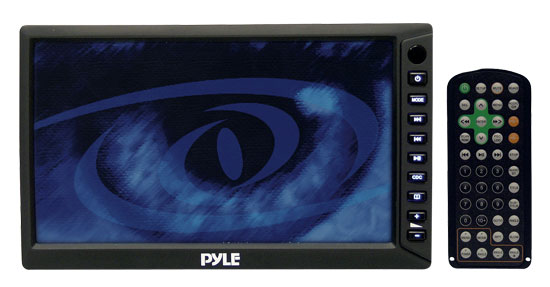 Pyle - PL2DNTV7 , On the Road , Headunits - Stereo Receivers , In-Dash Double-Din 7'' LCD Monitor w/Built-In AM/FM & TV Tuner