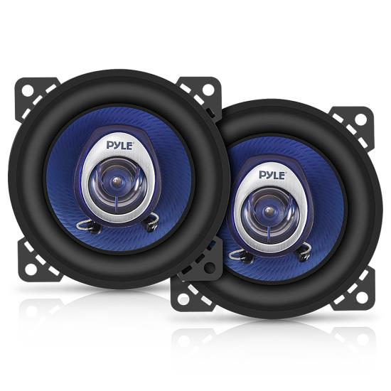 Pyle - PL42BL , On the Road , Vehicle Speakers , 4'' 180 Watt Two-Way Speakers