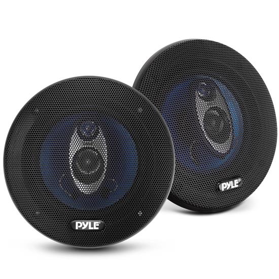 Pyle - PL53BL , On the Road , Vehicle Speakers , 5.25'' 200 Watt Three-Way Speakers