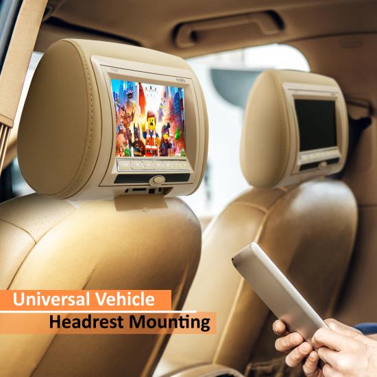 Pyle PL73DTN On the Road Headrest Video