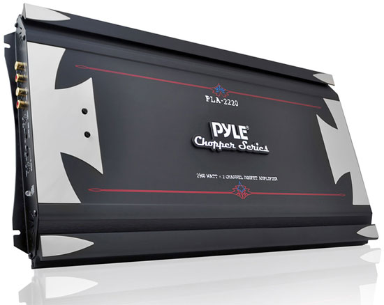 Pyle - pla2220 , On the Road , Vehicle Amplifiers , 2 Channel 2400 Watt Bridgeable Mosfet Amplifier