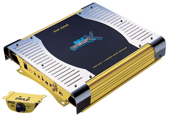 Pyle - PLA2250 , On the Road , Vehicle Amplifiers , 2 Channel 1000 Watt Bridgeable Mosfet Amplifier