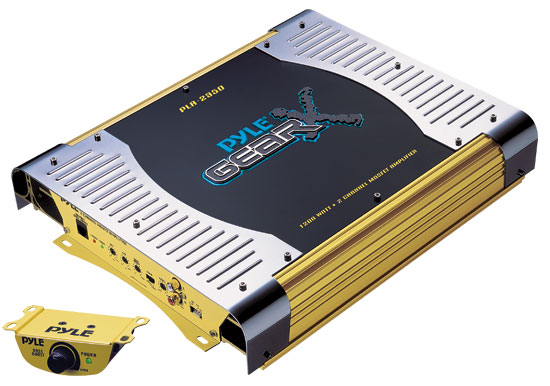Pyle - PLA2350 , On the Road , Vehicle Amplifiers , 2 Channel 1200 Watt Bridgeable Mosfet Amplifier