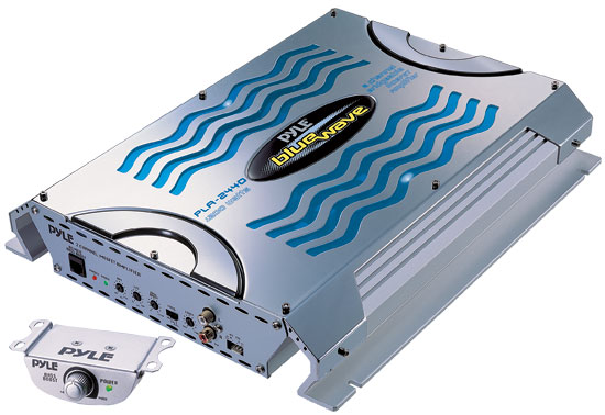 Pyle - PLA2440 , On the Road , Vehicle Amplifiers , 2 Channel 1200 Watt Bridgeable MOSFET Amplifier