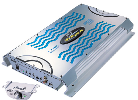 Pyle - PLA2640 , On the Road , Vehicle Amplifiers , 2 Channel 2000 Watt Bridgeable MOSFET Amplifier