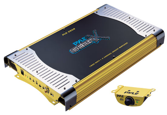 Pyle - pla2650 , On the Road , Vehicle Amplifiers , 2 Channel 1800 Watt Bridgeable Mosfet Amplifier