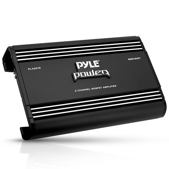 Pyle - PLA2678 , On the Road , Vehicle Amplifiers , 2 Ch 4000 Watts Bridgeable Mosfet Amplifier