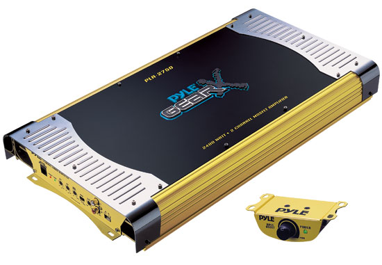 Pyle - PLA2750 , On the Road , Vehicle Amplifiers , 2 Channel 2400 Watt Bridgeable Mosfet Amplifier