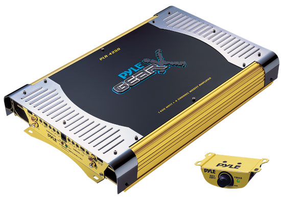 Pyle - PLA4250 , On the Road , Vehicle Amplifiers , 4 Channel 1400 Watt Bridgeable MOSFET Amplifier