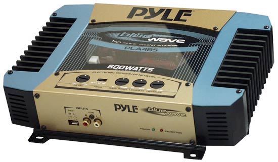 Pyle - PLA485 , On the Road , Vehicle Amplifiers , High Performance 600 Watt 2 Channel Bridgeable MOSFET Amplifier