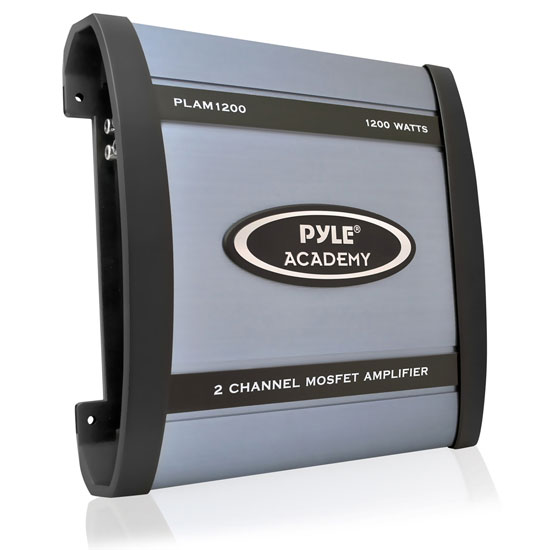 Pyle - PLAM1200 , On the Road , Vehicle Amplifiers , 1200 Watts 2 Channel Bridgeable Amplifier