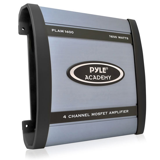 Pyle - PLAM1600 , On the Road , Vehicle Amplifiers , 1600 Watts 4 Channel Bridgeable Amplifier