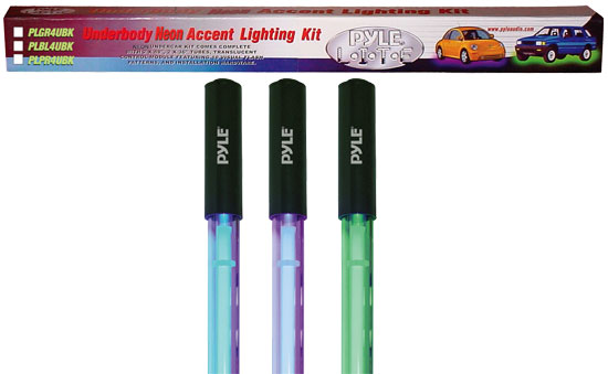 Pyle - PLBL4UBK , Disc , Pyle Lite Series Blue Neon Underbody Car Accent Lighting Kit