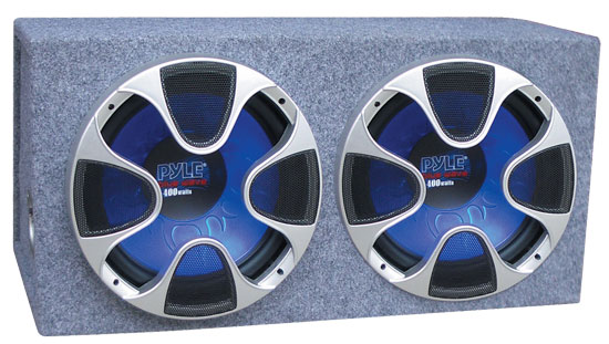 Pyle - PLBS102 , On the Road , Subwoofer Enclosures , Dual 10'' 800 Watt Bass Box Enclosure System