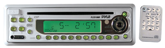 Pyle - PLCD10MR , Marine and Waterproof , Headunits - Stereo Receivers , AM/FM-MPX In-Dash Marine MP3 Player w/Full Face Detachable Panel