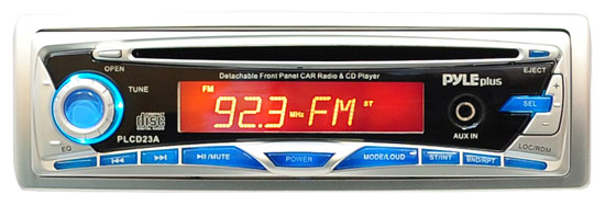 Pyle - PLCD23A , On the Road , Headunits - Stereo Receivers , AM/FM-MPX Manual Tune Radio CD Player w/ Detachable Face