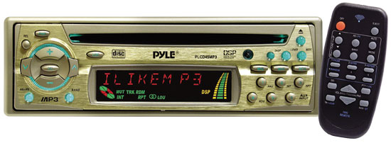 Pyle - PLCD45MP , On the Road , Headunits - Stereo Receivers , AM/FM-MPX Radio MP3 Player w/Die-Cast Aluminum Detachable Face
