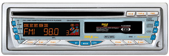 Pyle - PLCDCS90M , On the Road , Headunits - Stereo Receivers , AM/FM-MP3/WMARW- Cassette Radio With Detachable Face