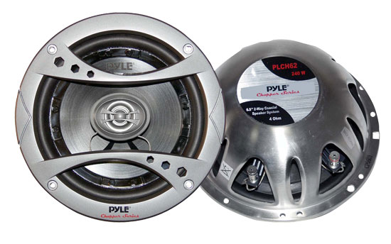 Pyle - PLCH62 , On the Road , Vehicle Speakers , 6.5'' 240 Watt 2-Way Speaker System