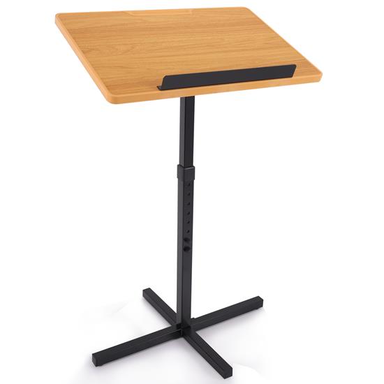 Pyle - PLCTND44 , Musical Instruments , Mounts - Stands - Holders , Sound and Recording , Mounts - Stands - Holders , Compact & Portable Lectern Podium | Speech & Presentation Stand | Adjustable Floor Standing Style