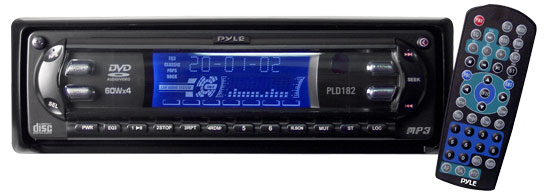 Pyle - PLD182 , On the Road , Headunits - Stereo Receivers , In-Dash Multimedia Disc/ MP3 w/ AM-FM Radio & Detachable Face