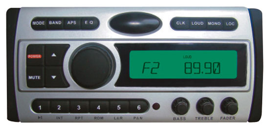 Pyle - PLDMR87 , Marine and Waterproof , Headunits - Stereo Receivers , 1.5-Din AM/FM Receiver /Multimedia Disc/MP3/AM-FM Marine Grade Player