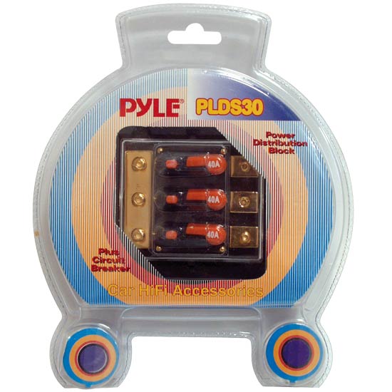 Pyle - PLDS30 , Home and Office , Cables - Wires - Adapters , Sound and Recording , Cables - Wires - Adapters , Triple 40 Amp In-Line Circuit Breaker