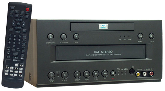 Pyle - PLDVCR500 , On the Road , Plug-in Audio Accessories - Adapters , Mobile Multimedia Disc/MP3/VCR/ Combination Unit