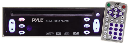 Pyle - PLDVD124 , On the Road , Headunits - Stereo Receivers , Compact Mobile Multimedia Disc Player w/MP3 Playback