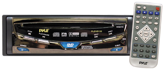 Pyle - PLDVD132 , On the Road , Headunits - Stereo Receivers , In-Dash/Universal Mobile Multimedia Disc/MP3 Player