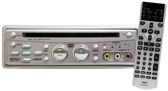 Pyle - PLDVD140 , On the Road , Headunits - Stereo Receivers , In-Dash Mobile Multimedia Disc Player w/MP3 Playback