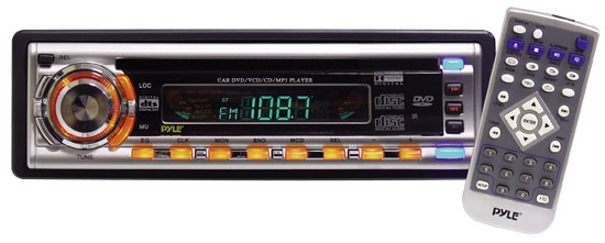 Pyle - PLDVD168 , On the Road , Headunits - Stereo Receivers , In-Dash Mobile Multimedia Disc/MP3 Player w/AM/FM Radio and Detachable Face
