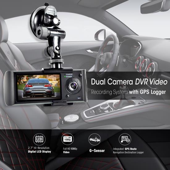 Pyle PLDVRCAMG37.5 On the Road Rearview Backup Cameras Dash Cams