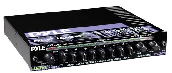 Pyle - ple702b , On the Road , Equalizers - Crossovers , 7-Band Equalizer Amplifier w/Subwoofer Preamp Output