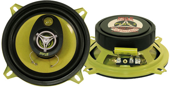 Pyle - PLG5.3 , On the Road , Vehicle Speakers , 5.25'' 140 Watt Three-Way Speakers