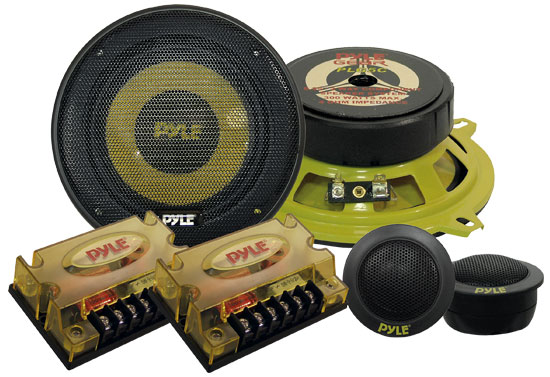 Pyle - PLG5C , On the Road , Vehicle Speakers , 5.25'' 300 Watt 2-Way Custom Component System