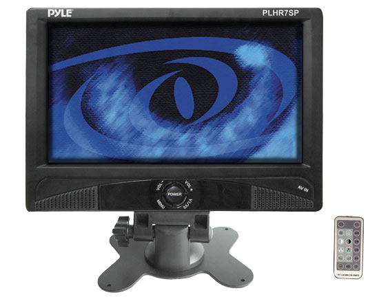 Pyle - PLHR7SP , On the Road , Video Monitors , 7'' Widescreen LCD Mobile Video Monitor W/Built-In Speakers
