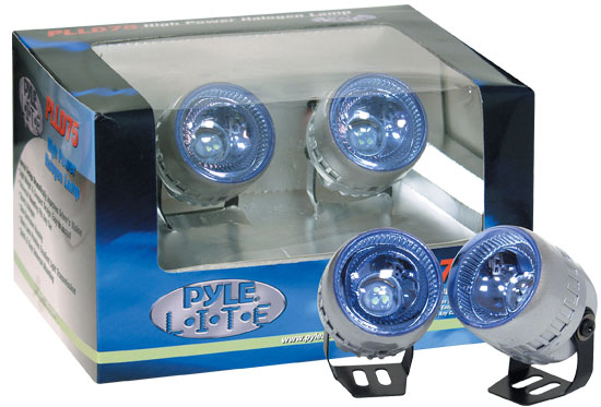 Pyle - PLLD75BL , Disc , Pyle Lite Series High Power Blue Halogen Lamp Set