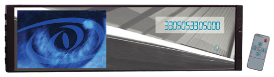 Pyle - PLM4135BT , On the Road , Rearview Backup Cameras - Dash Cams , 4.2'' TFT LCD Rear Mirror Monitor w/ Bluetooth