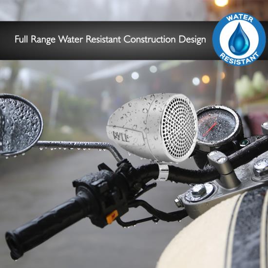 Pyle PLMCA62BT Marine and Waterproof Motorcycle and OffRoad